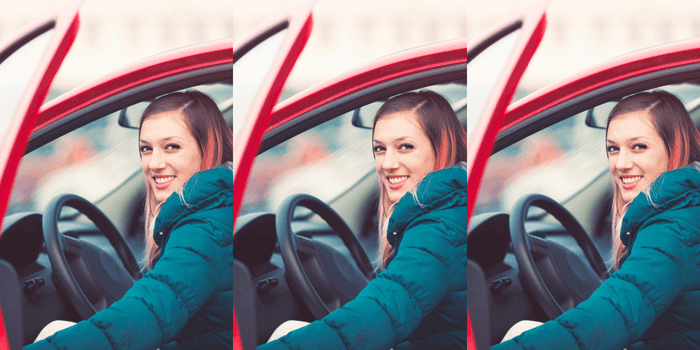 Teen getting in the car - Teenage girls need in their car