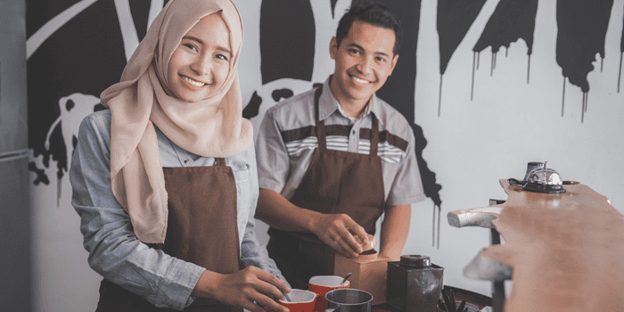 Make money this summer - teen working cafe