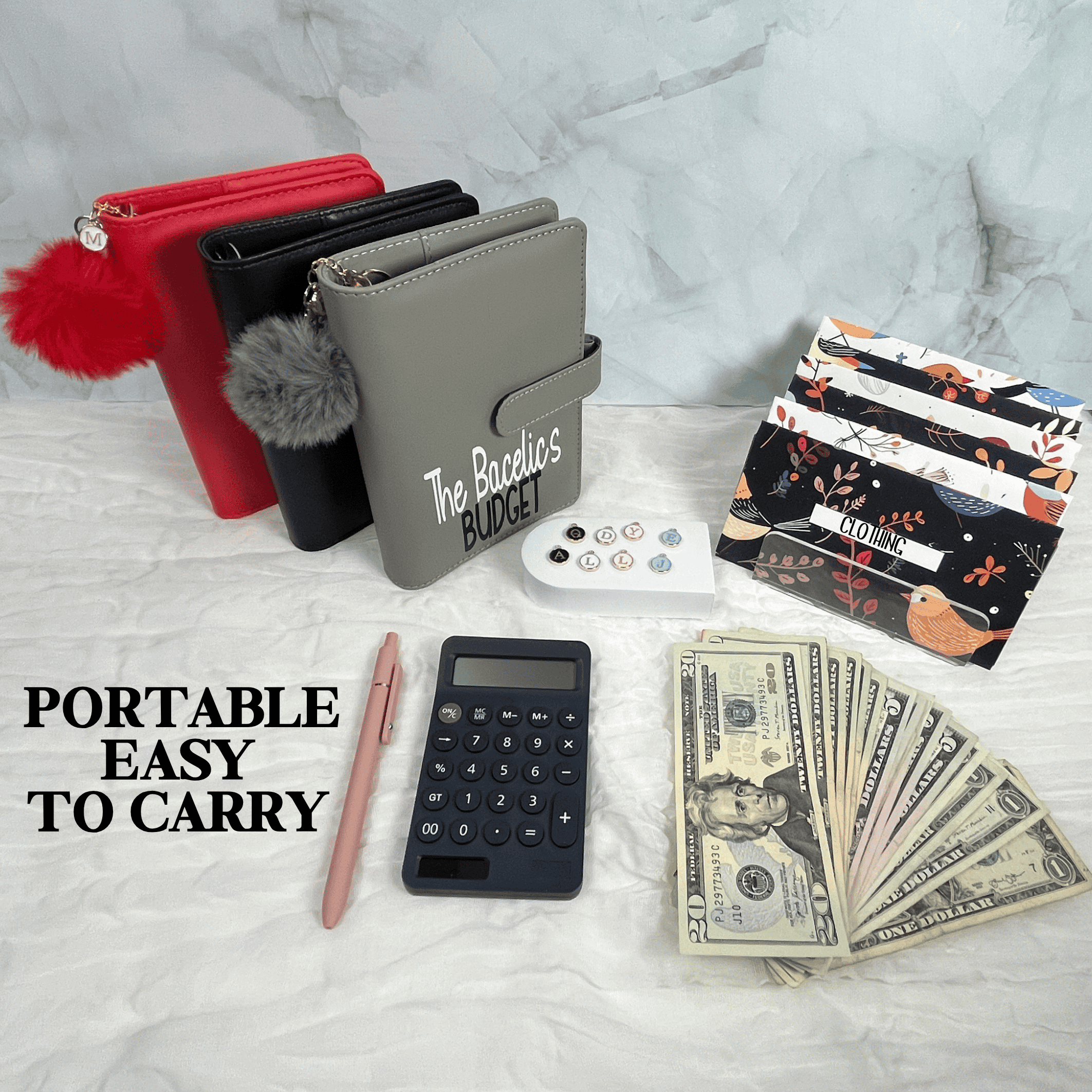 Cash Envelope Binder that is easy to carry