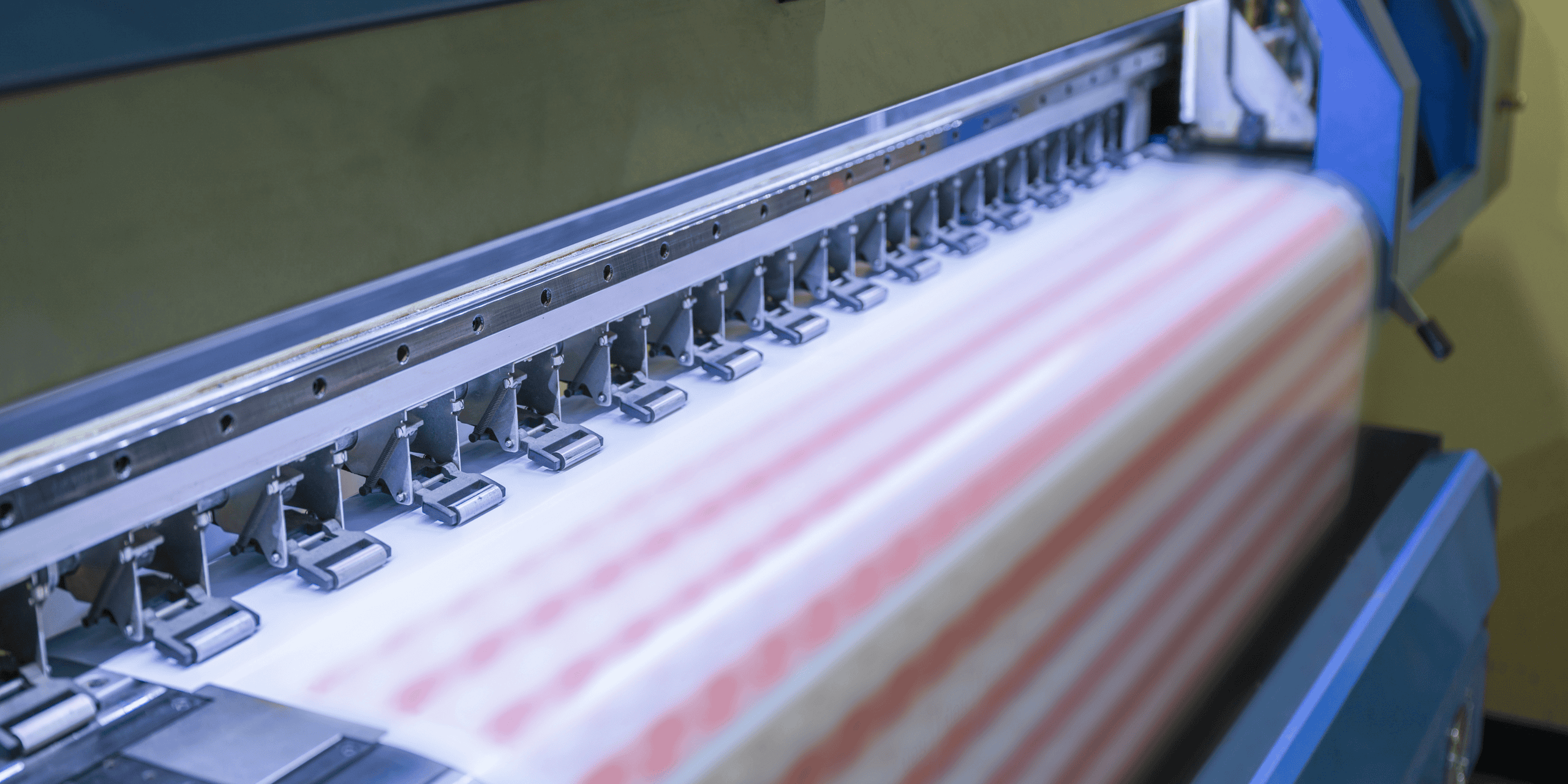 Commercial printing machine for posters