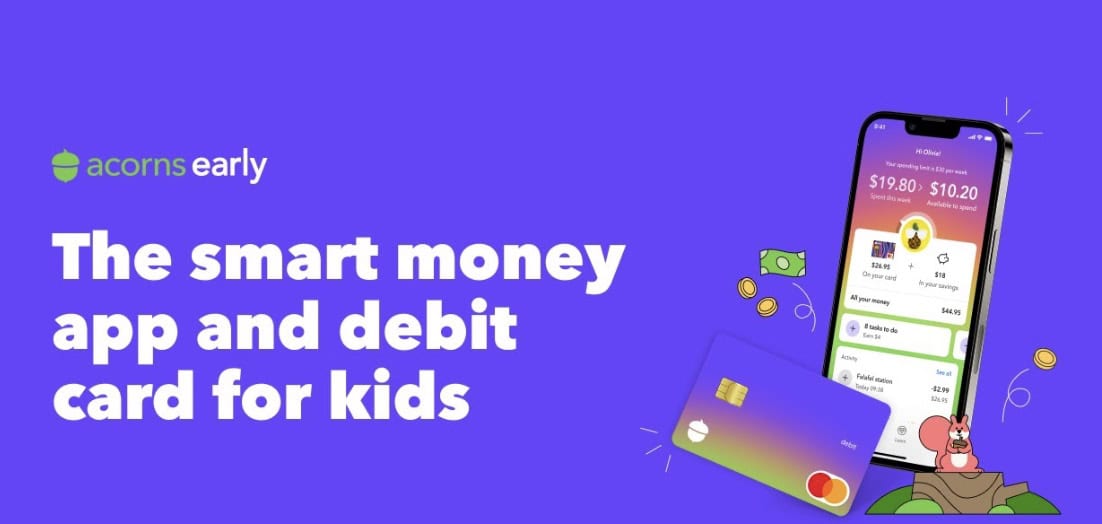 The Smart Money App & Debit Card for Kids | Acorn Early