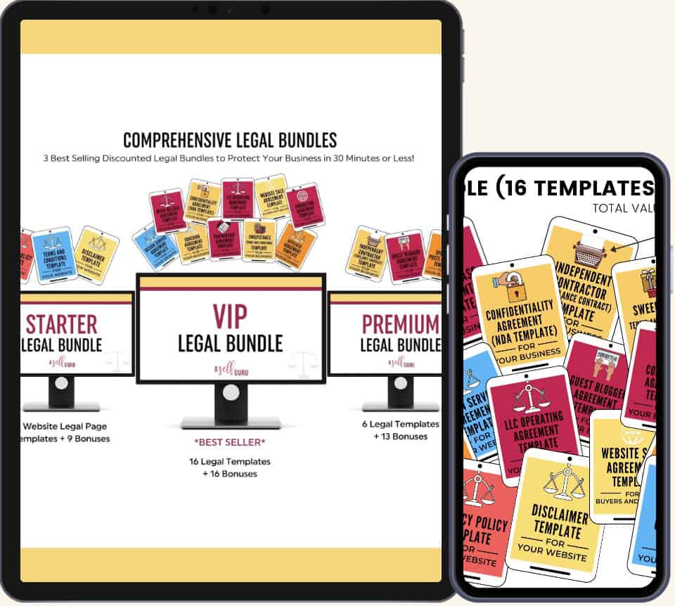Self Guru Legal Templates for Online Businesses