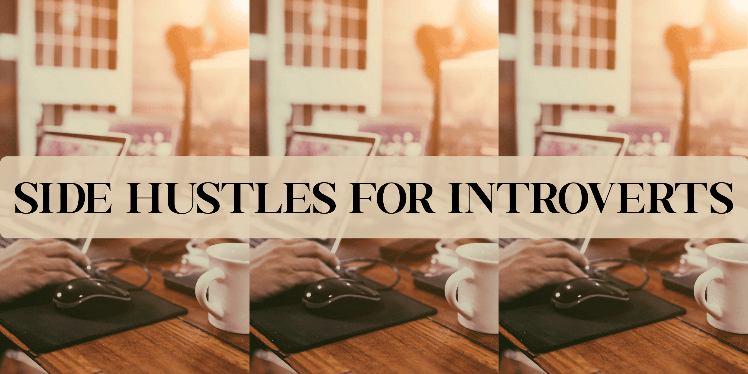 Woman working on the computer