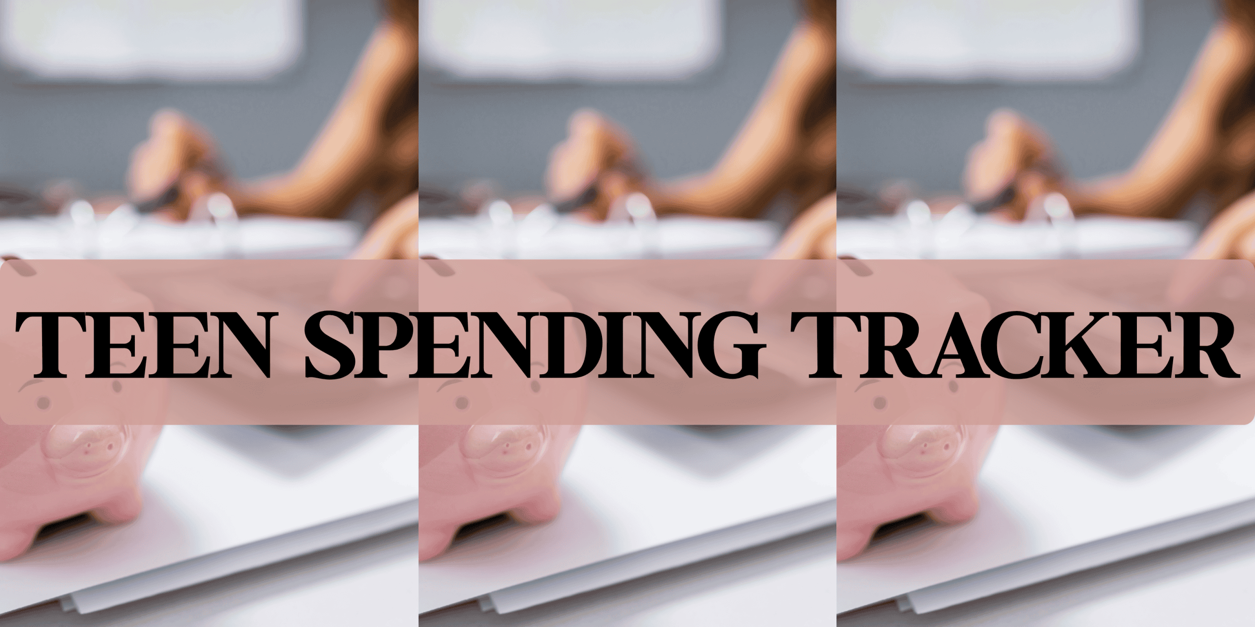 Teen doing budget with calculator - Teen Spending Tracker