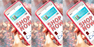 Teen is holding phone while shopping online - Teen Online Shopping Tips