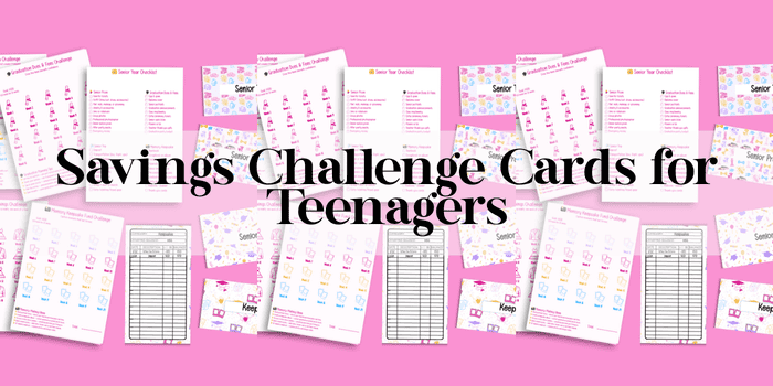 Senior Year Bundle - Savings Challenge Cards for Teenagers