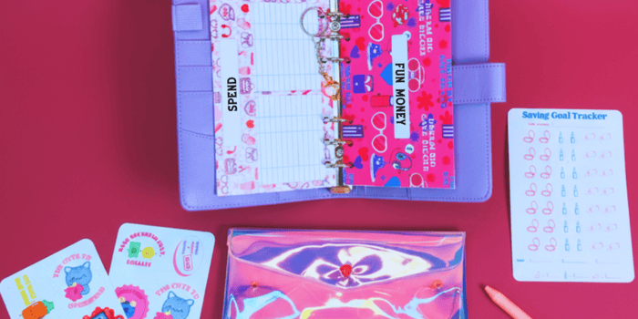 Binder kit with all accessories - Budget Binder Kits for Teen