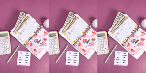 Binder Laying on a flat surface - Budget Binder Accessories for Teens