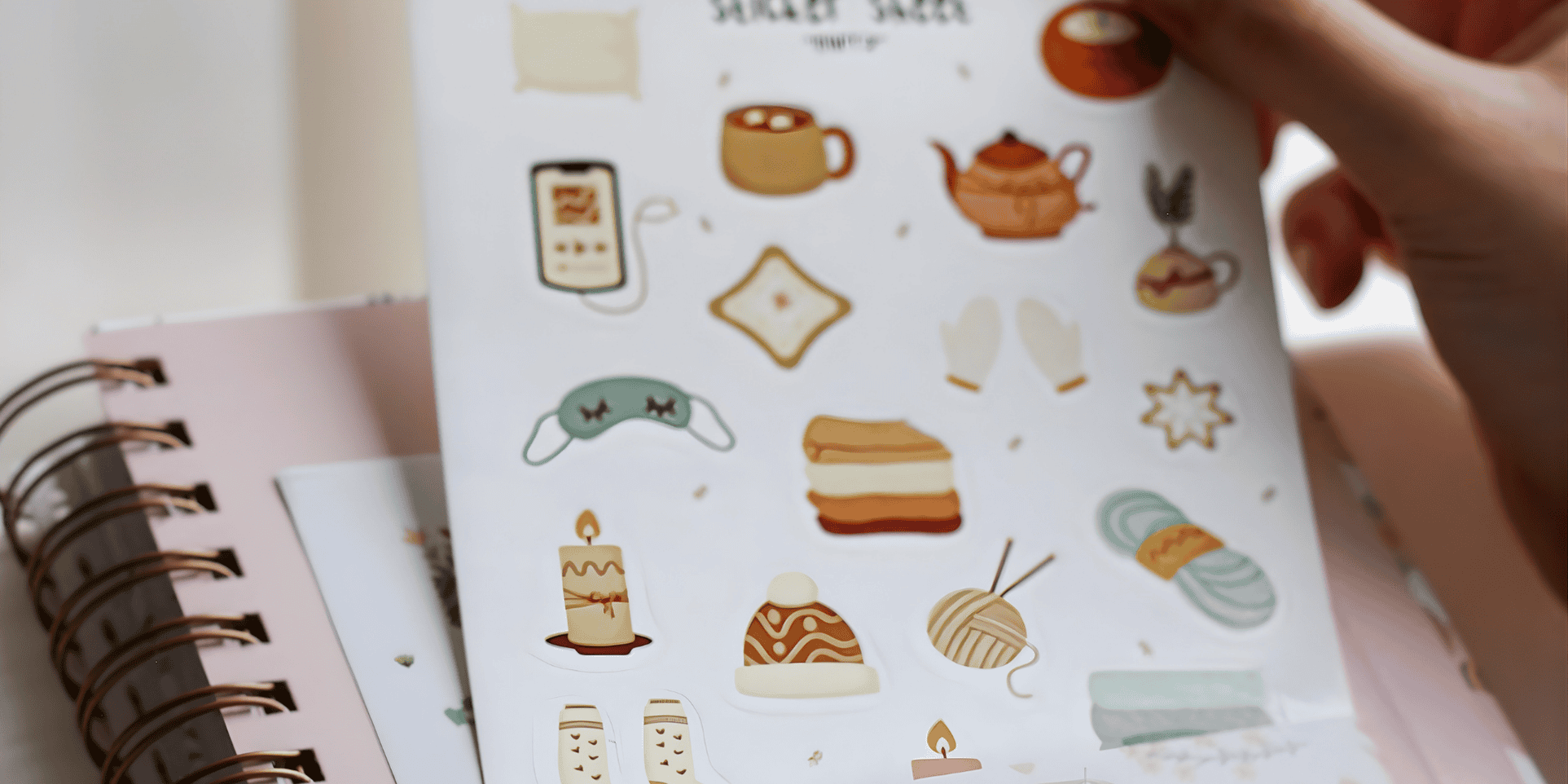 sheet of stickers on desk - budget stickers for teen planners